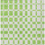 10' X 14' Lime Green And Ivory Geometric Washable Indoor Outdoor Area Rug