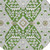 8' Green Gray And Taupe Round Floral Washable Indoor Outdoor Area Rug