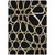 10' X 14' Black Ivory And Beige Abstract Washable Indoor Outdoor Area Rug