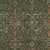 8' X 10' Emerald Brown And Red Floral Washable Indoor Outdoor Area Rug