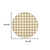 8' X 8' Gray and Ivory Round Geometric Stain Resistant Indoor Outdoor Area Rug