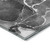 9' X 12' Black Gray and White Abstract Washable Non Skid Indoor Outdoor Area Rug