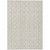 10' X 14' Beige And Ivory Ogee Washable Indoor Outdoor Area Rug