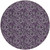 8' Eggplant Purple And Lilac Round Floral Washable Indoor Outdoor Area Rug