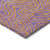 8' X 10' Purple And Copper Abstract Washable Indoor Outdoor Area Rug