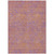 8' X 10' Purple And Copper Abstract Washable Indoor Outdoor Area Rug