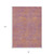 8' X 10' Purple And Copper Abstract Washable Indoor Outdoor Area Rug