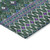 9' X 12' Green Blue And Purple Tribal Washable Indoor Outdoor Area Rug