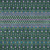 9' X 12' Green Blue And Purple Tribal Washable Indoor Outdoor Area Rug