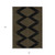 8' X 10' Black And Beige Geometric Washable Indoor Outdoor Area Rug