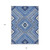 8' X 10' Blue Gray And Ivory Tribal Washable Indoor Outdoor Area Rug