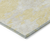 8' X 10' Gold Wheat And Beige Floral Washable Indoor Outdoor Area Rug