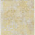8' X 10' Gold Wheat And Beige Floral Washable Indoor Outdoor Area Rug