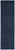 2' X 10' Midnight Blue Non Skid Indoor Outdoor Runner Rug