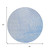 8' Blue And Silver Round Abstract Washable Indoor Outdoor Area Rug