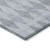 8' X 10' Denim Blue Geometric Washable Non Skid Indoor Outdoor Area Rug