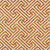 10' X 14' Orange And Ivory Geometric Washable Indoor Outdoor Area Rug Transitional Style - Orange, Ivory Color