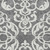10' X 14' Gray And Ivory Damask Washable Indoor Outdoor Area Rug - Gray, Ivory