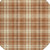 8' Brown Black And Beige Round Plaid Washable Indoor Outdoor Area Rug