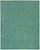 9' X 12' Blue And Green Striped Non Skid Indoor Outdoor Area Rug
