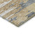 9' X 12' Ivory Charcoal And Silver Abstract Washable Indoor Outdoor Area Rug