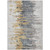 9' X 12' Ivory Charcoal And Silver Abstract Washable Indoor Outdoor Area Rug