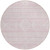 8' Pink And Ivory Round Southwestern Washable Indoor Outdoor Area Rug