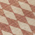 8' Orange And Copper Round Geometric Washable Indoor Outdoor Area Rug