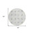 8' Gray And Beige Round Abstract Washable Indoor Outdoor Area Rug