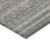 10' X 14' Brown And Beige Striped Washable Indoor Outdoor Area Rug - Brown, Beige