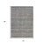 10' X 14' Brown And Beige Striped Washable Indoor Outdoor Area Rug - Brown, Beige