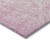 9' X 12' Pink And Ivory Abstract Washable Indoor Outdoor Area Rug - Pink, Ivory