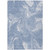 9' X 12' Blue And Sky Blue Abstract Washable Indoor Outdoor Area Rug