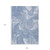 9' X 12' Blue And Sky Blue Abstract Washable Indoor Outdoor Area Rug