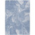 9' X 12' Blue And Sky Blue Abstract Washable Indoor Outdoor Area Rug