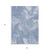 9' X 12' Blue And Sky Blue Abstract Washable Indoor Outdoor Area Rug