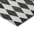 9' X 12' Black Geometric Washable Indoor Outdoor Area Rug