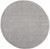 4' X 4' Silver Grey Round Non Skid Indoor Outdoor Area Rug - 606114458586