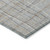 8' X 10' Gray Brown And Ivory Striped Washable Indoor Outdoor Area Rug