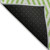 8' X 10' Lime Green and White Geometric Washable Non Skid Indoor Outdoor Area Rug