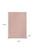5' X 7' Pink Non Skid Indoor Outdoor Area Rug - 606114456889