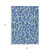 9' X 12' Blue And Ivory Geometric Washable Indoor Outdoor Area Rug