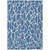 9' X 12' Blue And Ivory Geometric Washable Indoor Outdoor Area Rug Transitional Style - Blue, Ivory Color