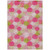 9' X 12' Pink Green And Ivory Polka Dot Washable Indoor Outdoor Area Rug