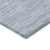 10' X 14' Sky Blue And Denim Blue Striped Washable Indoor Outdoor Area Rug