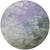 8' Lavender Olive Green And Silver Round Abstract Washable Indoor Outdoor Area Rug