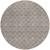 8' Taupe And Beige Round Geometric Washable Indoor Outdoor Area Rug - Taupe, Beige