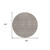 8' Taupe And Beige Round Geometric Washable Indoor Outdoor Area Rug - Taupe, Beige