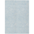9' X 12' Sky Blue And Ivory Floral Washable Indoor Outdoor Area Rug