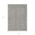 9' X 12' Gray Gold And Ivory Polka Dot Washable Indoor Outdoor Area Rug